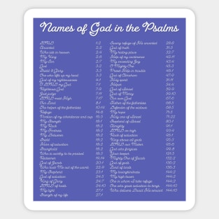 Names of God Sticker